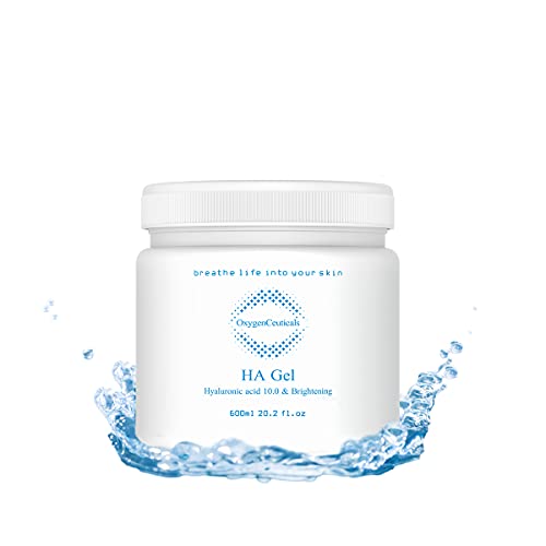HA Gel 600ml(20 oz) | Professional Hyaluronic Acid Gel Moisturizer for Face by OxygenCeuticals | Hydrates, Moisturizes, Plumps Skin, Reduces Wrinkles, Anti Aging Gel for Dry & Aging Skin