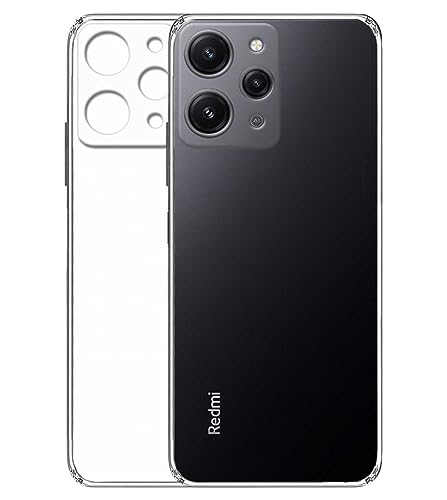 Image of Soft Silicone TPU Back Cover Compatible with Redmi 12 5G / Redmi 12 4G / Poco M6 Pro 5G