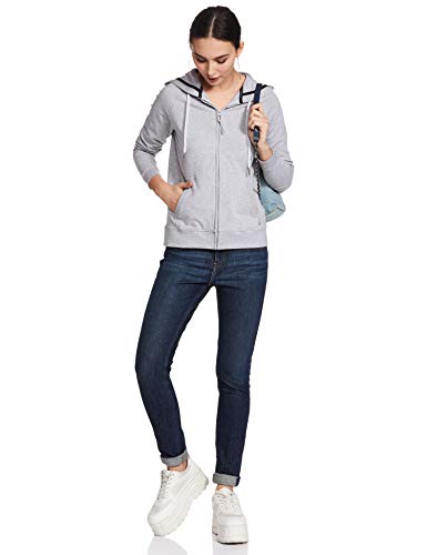 Image of Van Heusen Women Cotton Athleisure Antiviral Hooded Standard Length - Smart Tech+ Easy Stain Release, Moisture Wicking Hoodie
