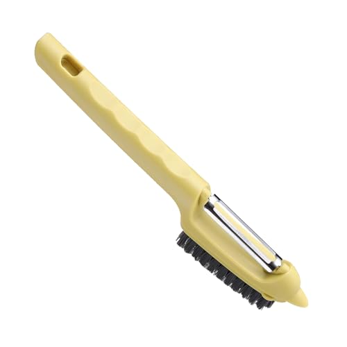 Cepillo de verduras para la comida | Cepillo de cocina | Limpiador de frutas | Pelos y resistentes, BPA, ergonómico | Ideal para papas, zanahorias, frutas, verduras orgánicas