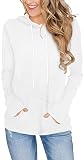 FEEKEKE Womens Active Long Sleeve Hoodies with Pocket Hooded Sweatshirts Jackets Winter Clothes 2022