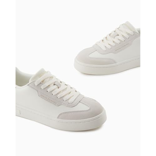 Armani Exchange Women's London Trainers, Off White Caram Cafe, 4 UK - Image 5