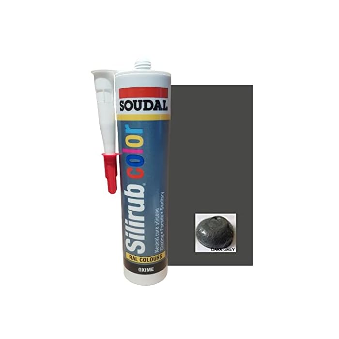 Buy Dark Grey Silicone Sealant by Soudal Online at desertcart Kenya