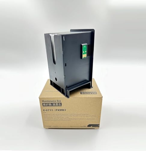 Image of CANOFF T6711 C13T671100 Ink Maintenance Box Compatible for Workforce Pro WF-3620DWF 3640DTWF 7110DTW 7610DWF 7620DTWF Workforce WF-3620 3640 3641 7111 7610 7720(with Chip)(T6711 Maintenance Box)
