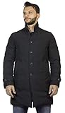  Siebzig schwarzer Herren-Trenchcoat aus reversiblem Daunenmaterial. CS0812 520120 Größe eu es 56