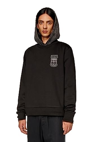 Diesel Sudadera S-GINN-K38 Felpa Black Black Black L Hombre