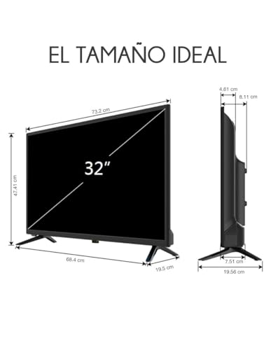 Opiniones de pantalla vios 32 smart tv los más recomendados. 15 pantalla vios 32 smart tv caracteristicas marca RED VELVET (3)