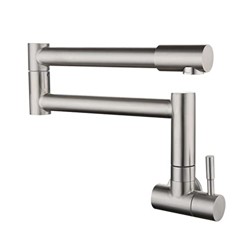 Grifo de pared para fregadero que ahorra espacio en cocinas modernas y compactas