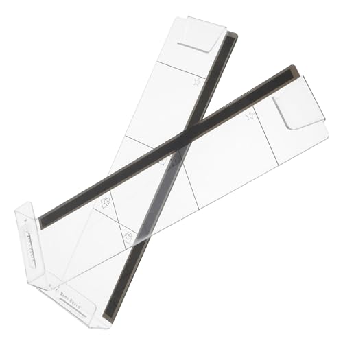 BCOATH 2pcs Monitor Memo Board Acrylic Screen Side Note Holder for Important Messages Reminders Convenient Desktop Organizer for Home Office