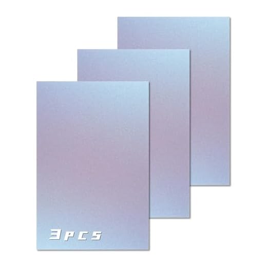 Chameleon Acrylic Sheet - Sparkly Plastic for Laser Engraving, Pearlescent Acrylic Sheets for DIY Projects, Crafts Art Display (3, Purple, 8 * 12inch)