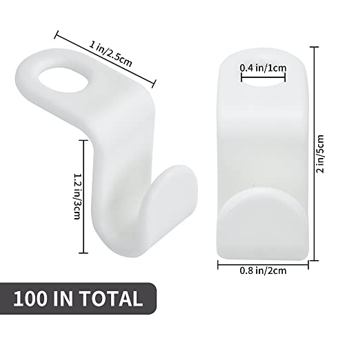 100 Pezzi Connettore Appendiabiti di Collegamento