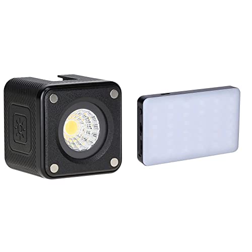 Rollei Lumis Solo 2 - LED Würfel & Lumis Compact RGB, kleine RGB Dauerlicht mit 360 Farben und...