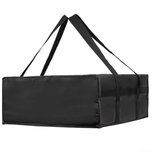 Grand sac de transport à pizza pour usage professionnel Noir 50 x 20,5 cm
