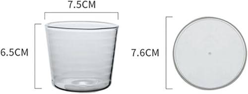 Miniatura 2 de Luxshiny Juego de 3 tazones pequeños de vidrio con tapas, cuencos de ensalada de frutas estilo japonés, recipientes para almacenamiento de