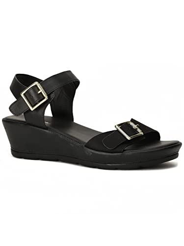 Bata Women's MOLLY SANDAL (6616119_BLACK_7 UK)