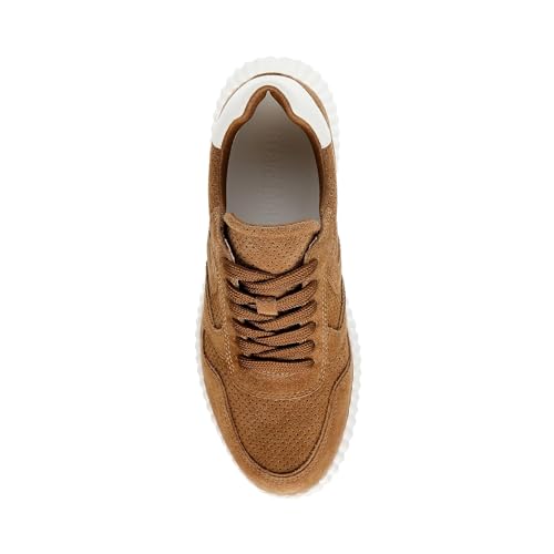 Steve Madden Steve Madden Women's Shereen Sneaker, Chestnut Suede, 7.5