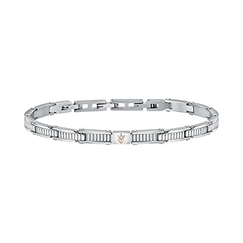 Maserati JEWELS Herren Armband aus Stahl, IP Roségold - JM421ATK18