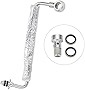 ZONFANT 55592600 Turbo Oil Feed Pipe Tube, Turbocharger Oil Return Line Compatible With Buick Encore 13-18 Chevy Cruze 11-18 Sonic12-18 Trax 15-18, Replace #55592600 25198546 25200947