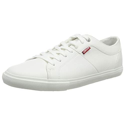 Levi's Woods, Zapatillas Hombre, Blanco (Brilliant White), 42 EU