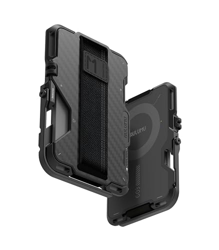 Aulumu G03 Men's Wallet Card Case | Magnetic Wallet Compatible with MagSafe | Multi Function - Mobile Phone Stand/Grip | Bottle Opener | RFID Shielding Card