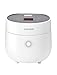 CUCKOO Smart Rice Cooker 6 Cup (1.08L) | 13 Cooking Programs – White Rice, Brown Rice, Quinoa, Oatmeal | Touch Screen Micom Multi Cooker | Nonstick Inner Pot | Korean Technology – White (CR-0675F)