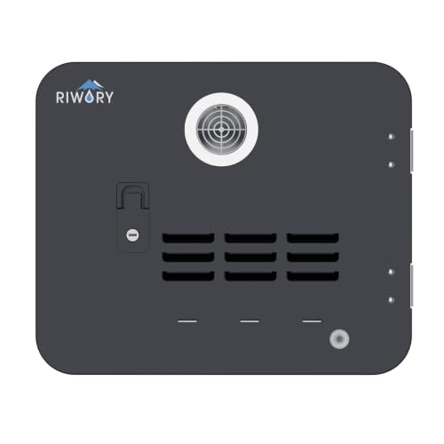 Image of 15 inch x 18 inch RV Water Heater Replacement Door, Black External Access Door Kit for RIWORY RV Tankless Water Heaters, Fits 13.2 inch-15.4 inch L x 13.2 inch-13.3 inch H Cutout