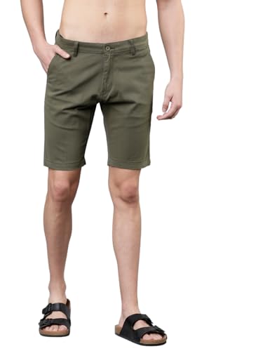 Image of Highlander Cotton Shorts for Men| Regular Fit |Chino Shorts |Shorts for Men Stylish | Mens Shorts