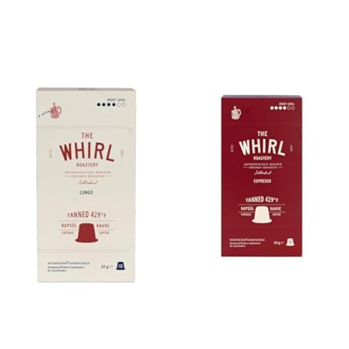 The whirl Lungo Medium Kapsül 55 G ve The whirl Espresso Medium Kapsül 55 G