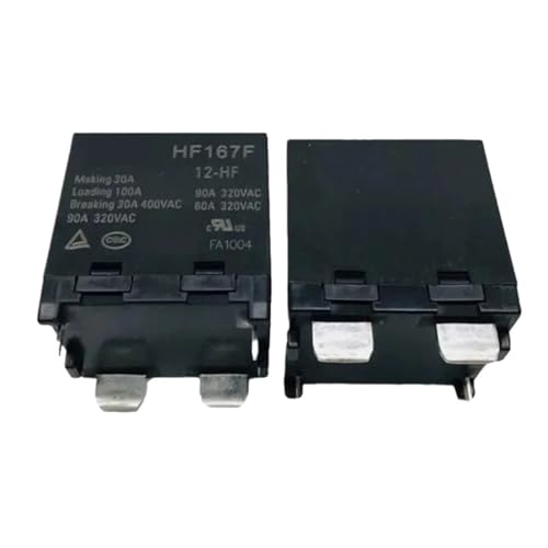 Relais HF167F 12-HF 12V 12DCV DCV12 90A 4PIN en lot de 2