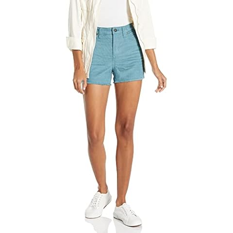 Carve Designs Women's Oahu Hi Rise 4" Short Corduroy, Hydro, 14 Cover