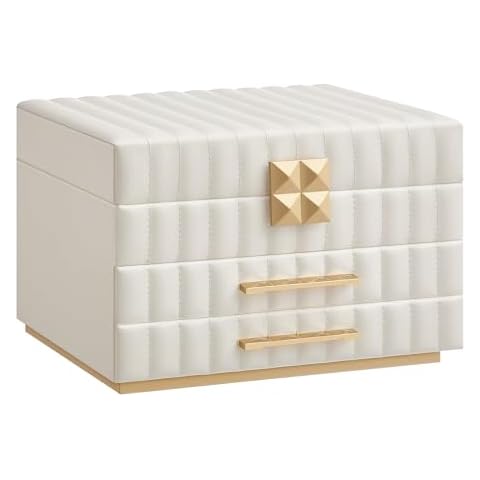 SONGMICS HOME 3-Tier Jewelry Box Cover