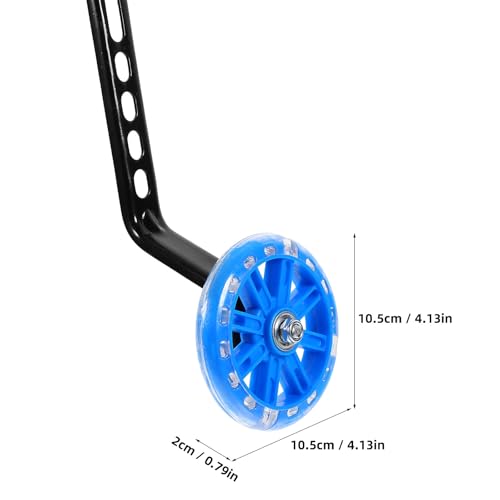 Ruedas de Entrenamiento para Bicicletas, 1 Par de Estabilizadores Ajustables Azules para Equilibrio y Aprendizaje miniatura 2