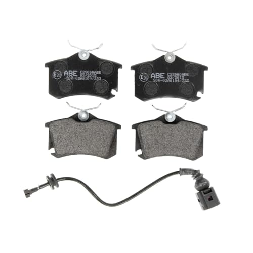 Plaquettes de freins arrière ABE C2S000ABE épaisseur 17mm pour VW Polo V 6R1 et Seat Ibiza III