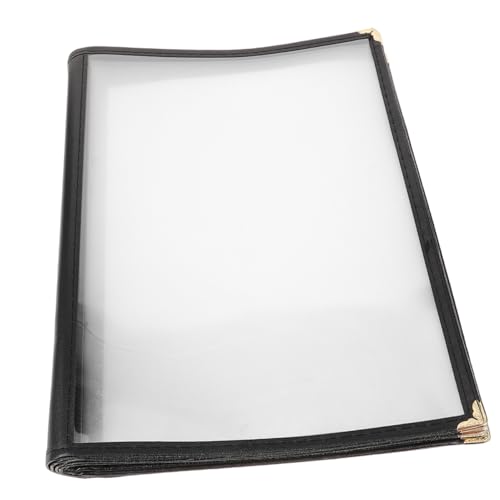 CHILDWEET 14 Recipe Book Menu Holder Sleeves Menu Page Protectors Menu Holder Clear Restaurant Menu Holders Restaurant Menu Covers Menu Book Menu Binder for Home Planner Cover PVC