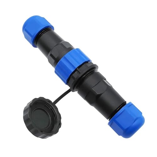 Conector recto SP20 de 9 pines impermeable para conexiones seguras 5