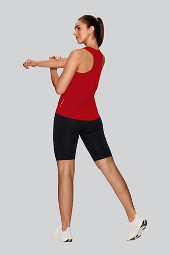 Image of XIEERDUO Tank Top for Women Racerback Sleeveless Workout Tops Loose Fit Yoga Running Gym Shirts for Women