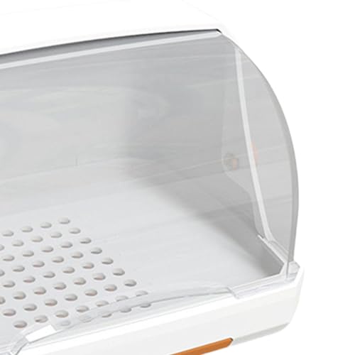 Escurridor de botellas gris con bandeja extraíble de material PP para cocina 4