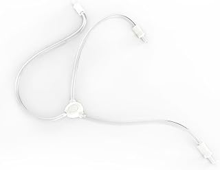 Spare Y-Shape Tubing with Adapters,Wearable Milk Collection Cups Parts Replacement Works with Spectra