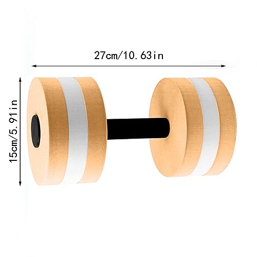 Set de 2 mancuernas acuáticas de resistencia media miniatura 2