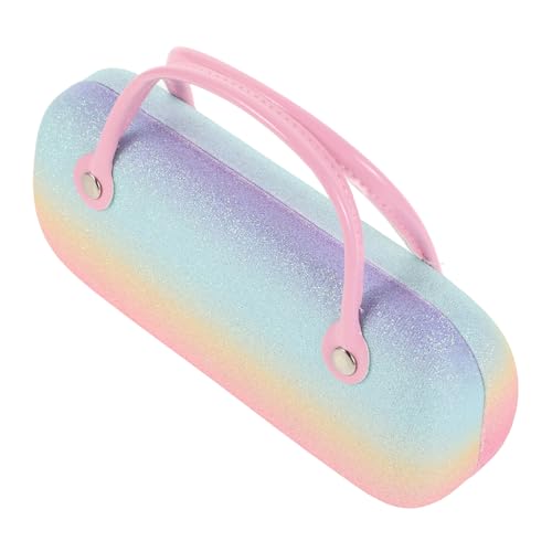 Beaupretty Caso de anteojos para pequeño duro Linda estuche de gafas delgado Gafas de sol estuche para gafas de mujer de concha dura Lindo soporte de gafas el plastico