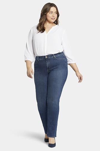NYDJ Women's Size Marilyn Straight Ankle Jeans | Slimming & Flattering Fit, Cooper, 18 Plus2