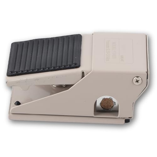 Pneumatic Foot Pedal Valve,Aluminum Alloy 2-Position 4-Way Foot Pressure Control Valve Switch FV420 0-0.8Mpa G1/4in Mechanical Power Transmission Automation Accessories