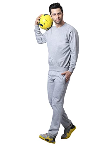Image of Mack Jonney Fleece Solid Tracksuit Co-ord Set for Men (Pack of 2)-SW RN MLG MRN LOWER MLG MRN 04-P