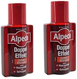 Alpecin Double Effect Caffeine Shampoo, 6.8 fl oz 200 ml, Set of 2