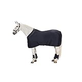 abschwitzdecke 145 günstig Jersey Qualität / außen glatt, innen angeraut beidseitige Crystalstein-Schriftzüge auf Glossy-Kragenapplikation Lurex-Kordel auf Glossy-Einfassung Doppelbrustverschnallung mit Klettfixierung abnehmbare Kreuz