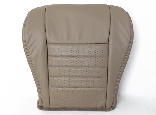 Richmond Auto Upholstery (Compatible with 2000 Ford Mustang GT Coupe Passenger Side Bottom Replacement Leather Seat Cover, Tan