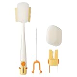 Generisch Travel Bottle Cleaner Kit - Anti Slip Handle Cup Washing Brush | Pvc Material with Lightweight 150g Design, Cleaning Tool, Portable Water Cup Scrubber for Home, Camping, Picnic