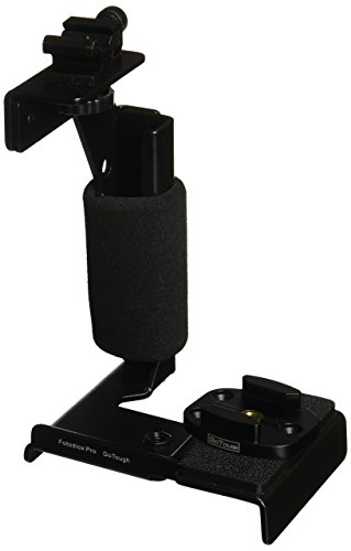 Fotodiox GoTough Grip Metal Camera Light Bracket with Action Grip for Gopro Hero2, Hero3/3+ and Hero4 Cameras and All GoPro Adapter Mounts