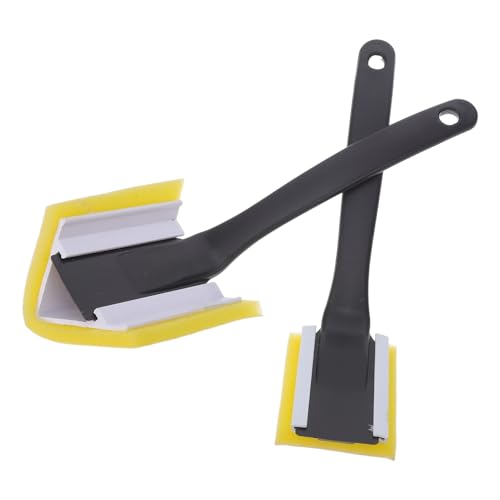 WATIIFUFU Pennello Triangolare per Rifiniture Angolari 2 Pezzi Setole Resistenti, Strumento per Pittura Interni e Bordi, per Pareti, Soffitti e Dettagli Angolari in Casa