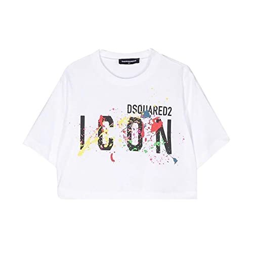 T-SHIRT DSQUARED. BIANCO Bianco 10 anni